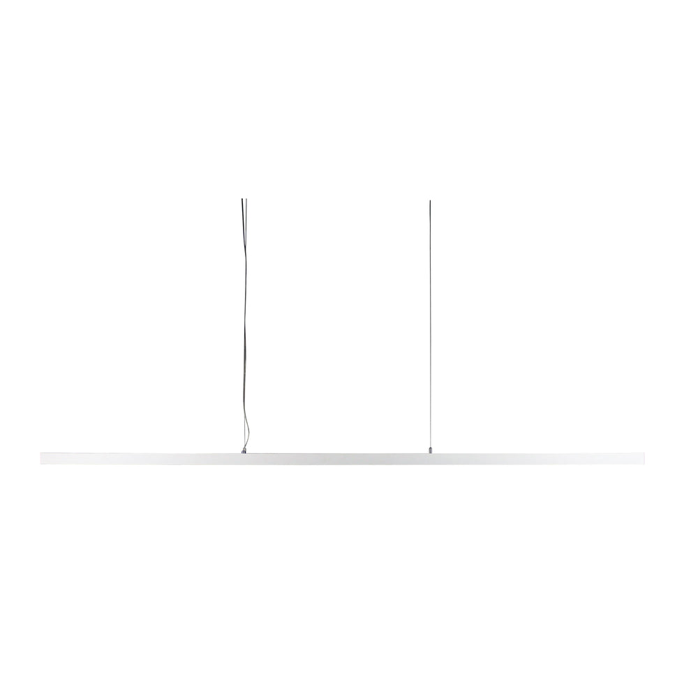 Slimline Pendant Bar Light White